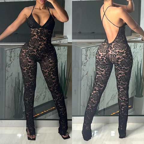 NINA LACED JUMPSUIT