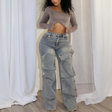 BUTTONED UP JEANS
